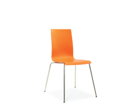 venta silla coffee meeting room now casco plastico naranja