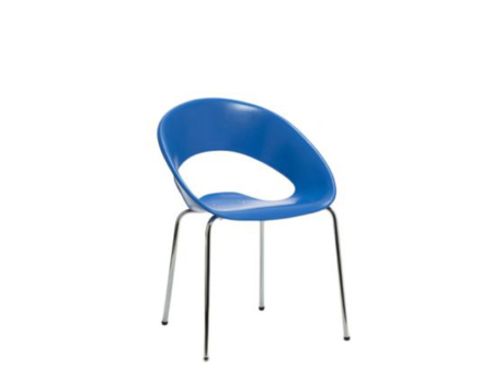venta silla espera coffee circle azul