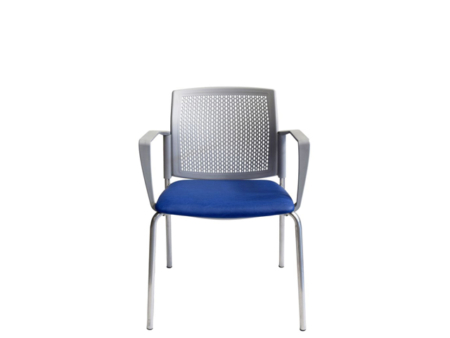 venta silla fija versa asiento tapizado estructura cromada