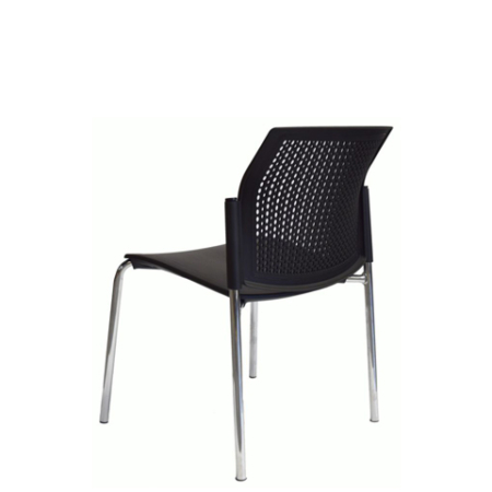 venta silla fija versa plastica sin brazos estructura cromada