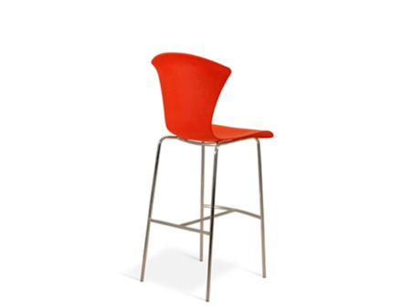 venta silla alta taburete coffee 920 casco plástico rojo 2