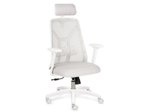 Sillón de Escritorio MAX WHITE ALTO - 1