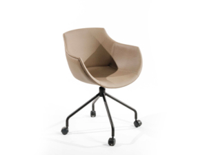 Silla Sixty base giratoria con ruedas - 1