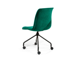 Silla Vektor Tapizada giratoria con ruedas - 2
